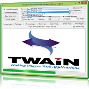 VintaSoft Twain ActiveX Control screen shot