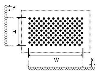 Structure of DotCode barcode
