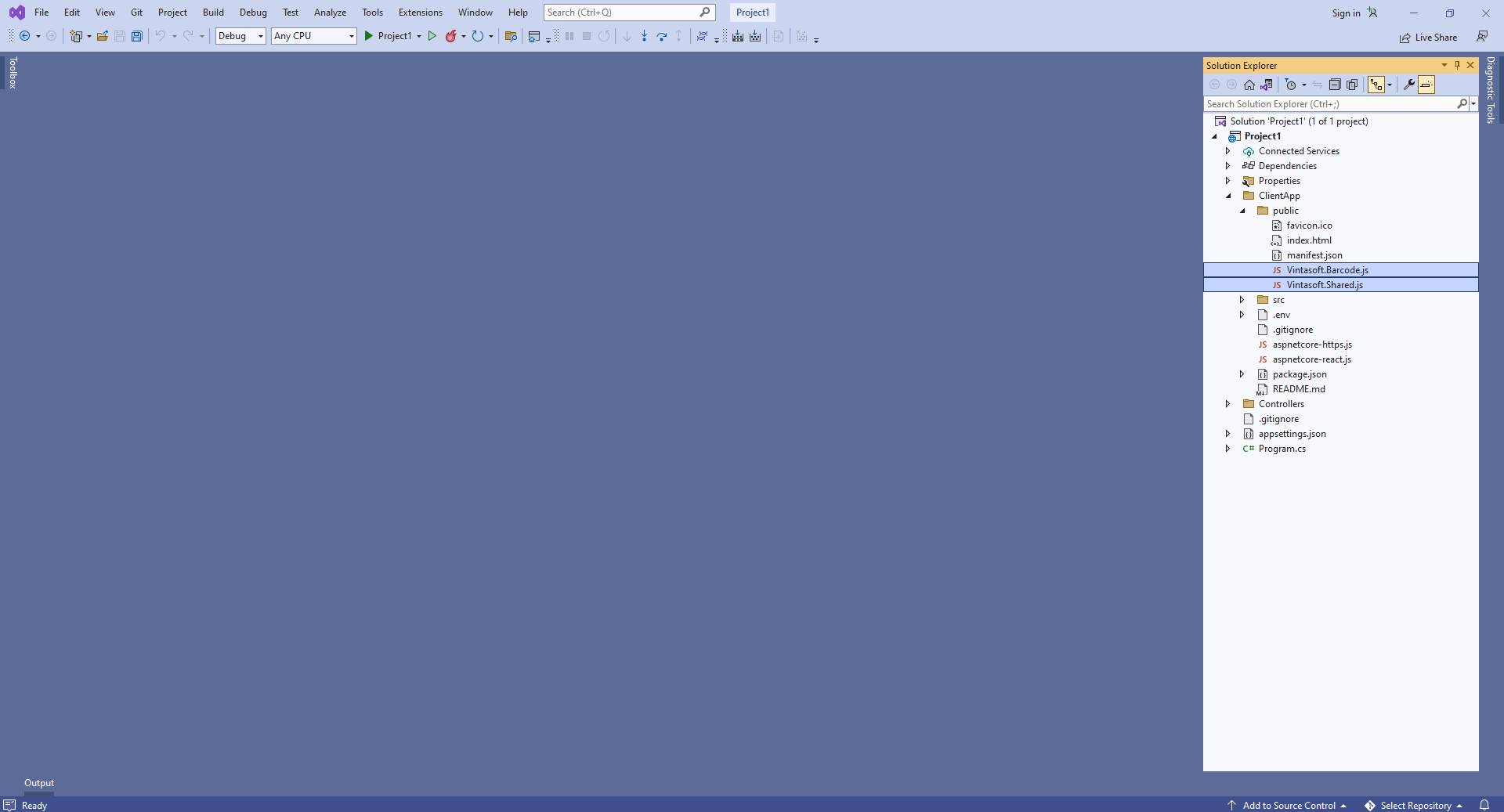 Add references to Vintasoft JavaScript files