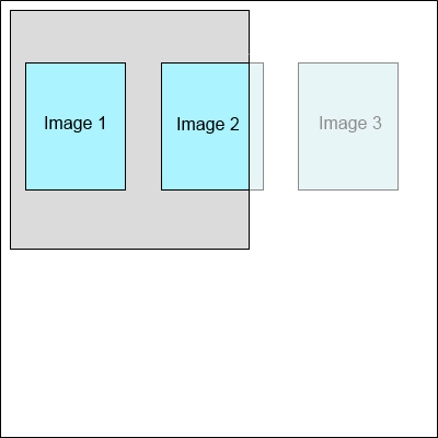 Single continuous row display mode in image viewer